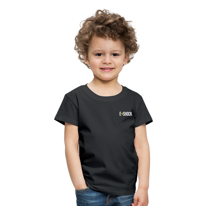Kinderen Premium T-shirt met website op rug - zwart