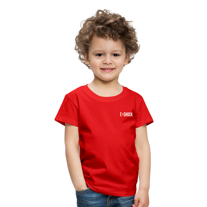 Kinderen Premium T-shirt met website op rug - rood