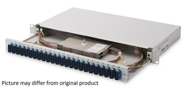 LOGON - Fiber Optic splice box equipped: 24x SC duplex MM/OM3 - LSBSC025-E⚡shock