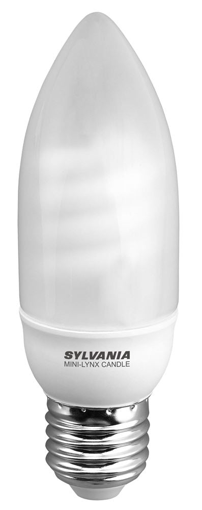 sylvania - MINI-LYNX CANDLE 450LM 9W 827 E27 SLV - 35307-E⚡shock