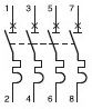 hager - Automaat 10kA - C - 4P - 25A - 4M. - NCN425-E⚡shock