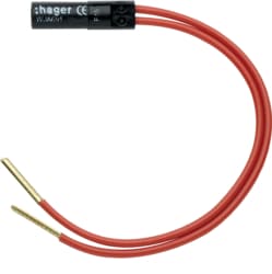 Hager - Te bedraden lampje Ateha 250 V - rood - WJA691-E⚡shock