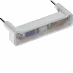 Hager - Wit clipsbaar signalisatielampje cubyko, 230 V - WUZ698-E⚡shock