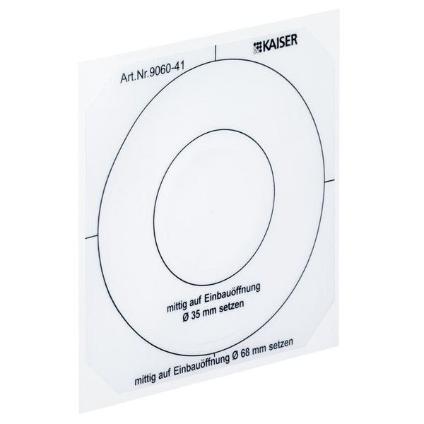 Helia - Hollewand afdichtingsfolie voor Ø 35 mm, voor Ø 68 mm - 9060-41-E⚡shock