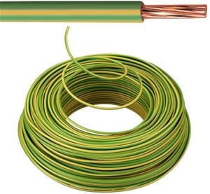 KABEL - VOB - Eca Installatiedraad - 16 mm² - Geel/Groen (H07V-R) - VOB16GG-E⚡shock