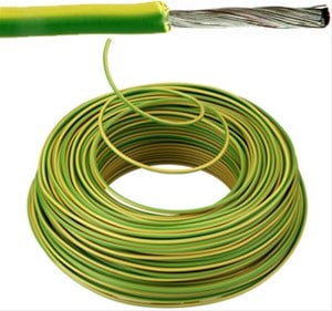 KABEL - VOBst - Eca Installatiedraad - 10 mm² - Geel/Groen - H07V-K VZT ( R100 ) - VOBST10GG-E⚡shock