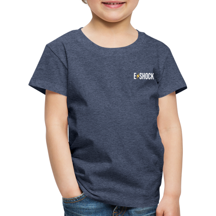 Kinderen Premium T-shirt - blauw gemêleerd