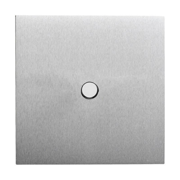 Legrand - ART drukknop rond 2A - épure Geborsteld staal - AR67410-E⚡shock