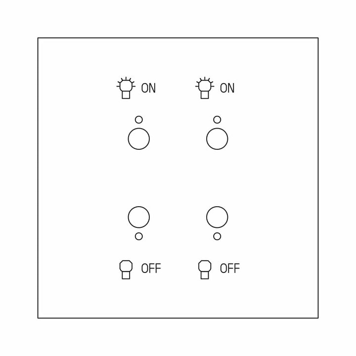 Legrand - ART MH dubbele lichtbediening on/off - épure Brons - AR67382-E⚡shock