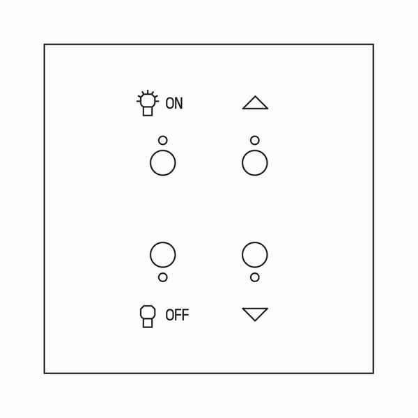 Legrand - ART MH rolluik en lichtbed. épure Gespiegeld staal - AR67683-E⚡shock