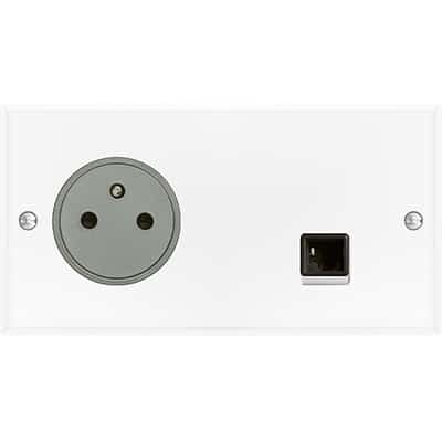 Legrand - ART Stopcontact 2P+A + RJ45 FTP mémoire Kristal - AR67038-E⚡shock