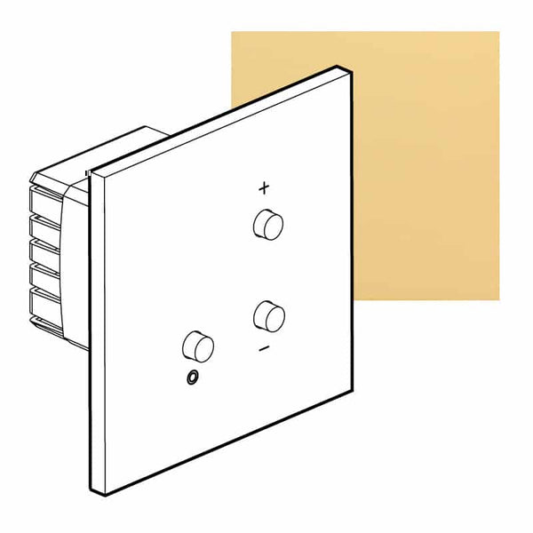 Legrand - ART universele dimmer 3/400W épure Gespiegeld goud - AR67719-E⚡shock