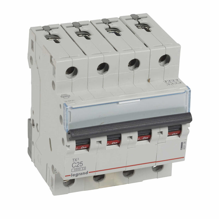 Legrand - Aut. TX³ 3000A 4P C25 400V - 4 modules - 403138-E⚡shock