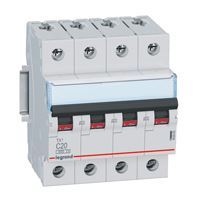 legrand - Aut. TX³ 6000A/6kA 4P B04 400V - 4 modules - 403412-E⚡shock