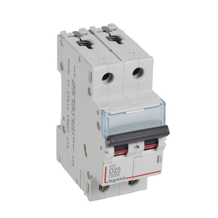 legrand - Autom. DX³ 10000A/16kA 2P D25 230/400V - 2 modules - 409453-E⚡shock