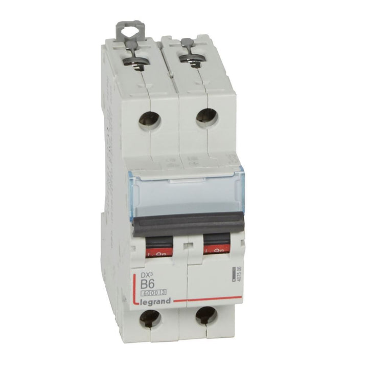 legrand - Autom. DX³ 6000A/10kA 2P B06 230/400V - 2 modules - 407506-E⚡shock