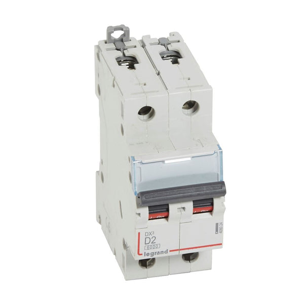 legrand - Autom. DX³ 6000A/10kA 2P D02 400V 2 modules - 408024-E⚡shock