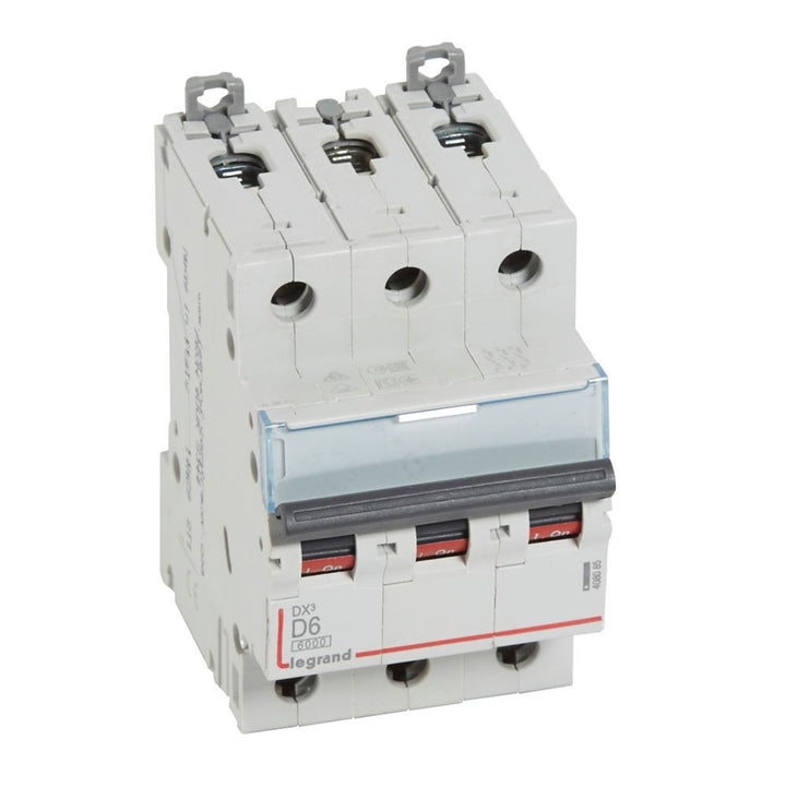 legrand - Autom. DX³ 6000A/10kA 3P D06 400V 3 modules - 408085-E⚡shock