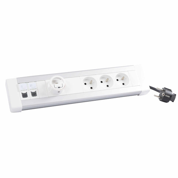 Legrand - Bureaublok - 3x 2P+A + USB + 2 x RJ45 - met snoer 3m - 054637-E⚡shock