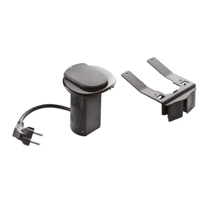 Legrand - Bureaumodule ctdoos+USB zwart 1ctdoos 2P+A en USB lader - 054056-E⚡shock