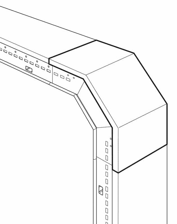 Legrand - Deksel vervalstuk H150 Thvz B600 - EORC60090300GX-E⚡shock