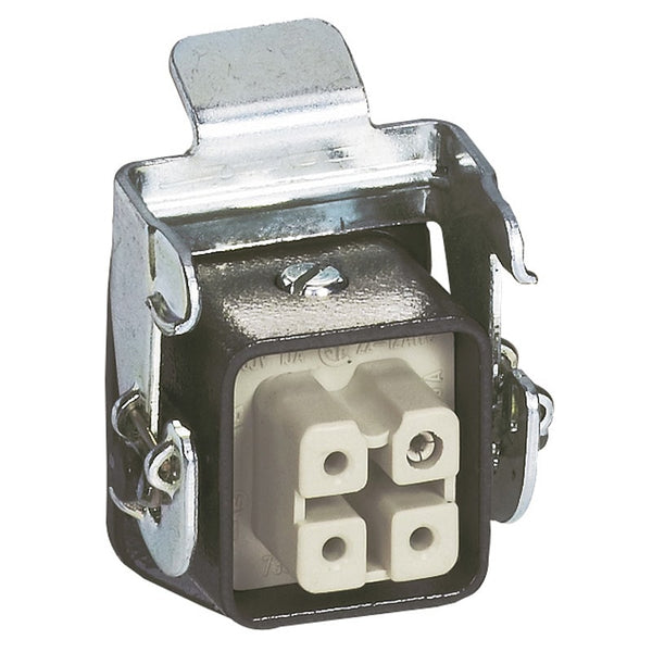 Legrand - Hypra connector inb.sok. vrouw vert.uitg. met. 250V-10A-3P+A - 053150-E⚡shock