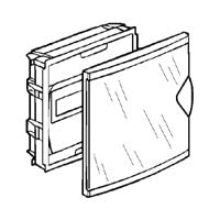 Legrand - Inbouwkast 1 rij - 6 + 2 mod. Met doorz. isolerende deur - 001420-E⚡shock