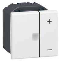 Legrand - Mosaic afst. dimmer 2 mod. Wit - 078410-E⚡shock