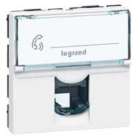 Legrand - Mosaic ctdoos RJ12 6 contacten 2 mod. Wit - 078732-E⚡shock