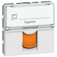 Legrand - RJ45 cat 6 FTP 2 mod oranje LCS² Mosaic oranje kleur - 076523-E⚡shock