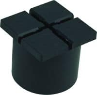 Legrand - Soluflex voet H90 zwart poly. - 8409000-E⚡shock