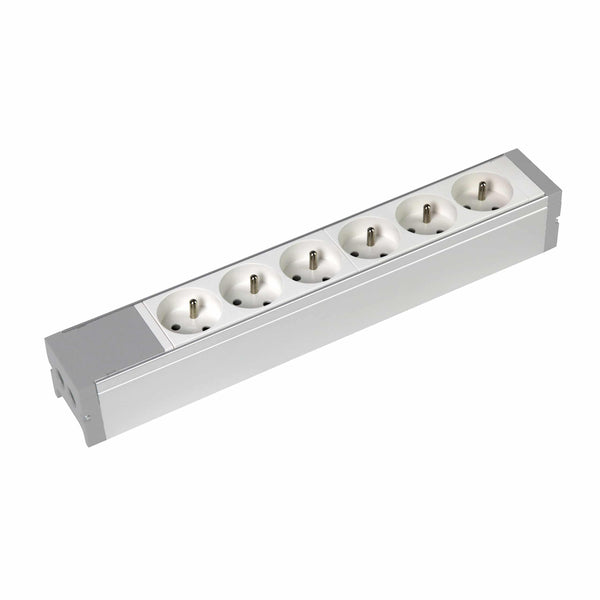 Legrand - Voedingsblok alu - 6 x 2P+A polar.- te bekabelen - 073402-E⚡shock