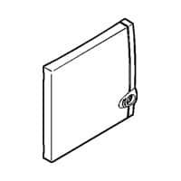 Legrand - Witte deur voor kast Mini Ekinoxe - 8 + 1 modules - 001328-E⚡shock