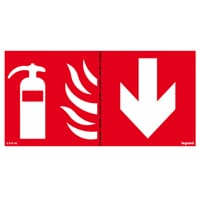 Legrand - Zelfklevend pictogram brandblusser + pijl - 661690-E⚡shock