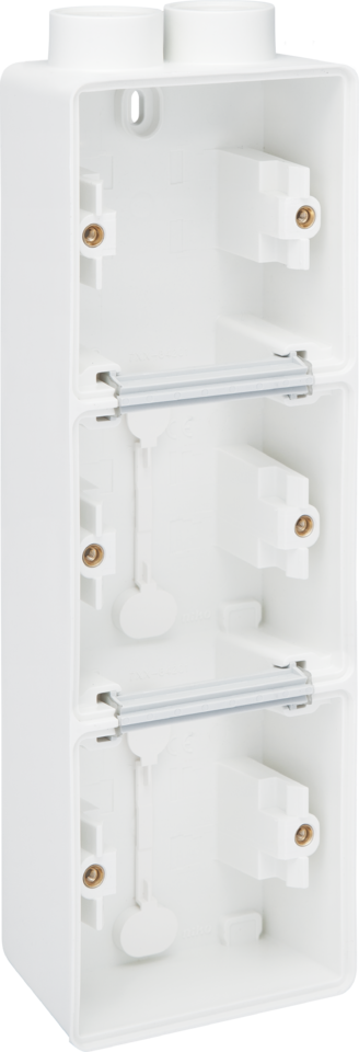 Niko - Hydro doos drievoudig verticaal wit - 701-84302-E⚡shock