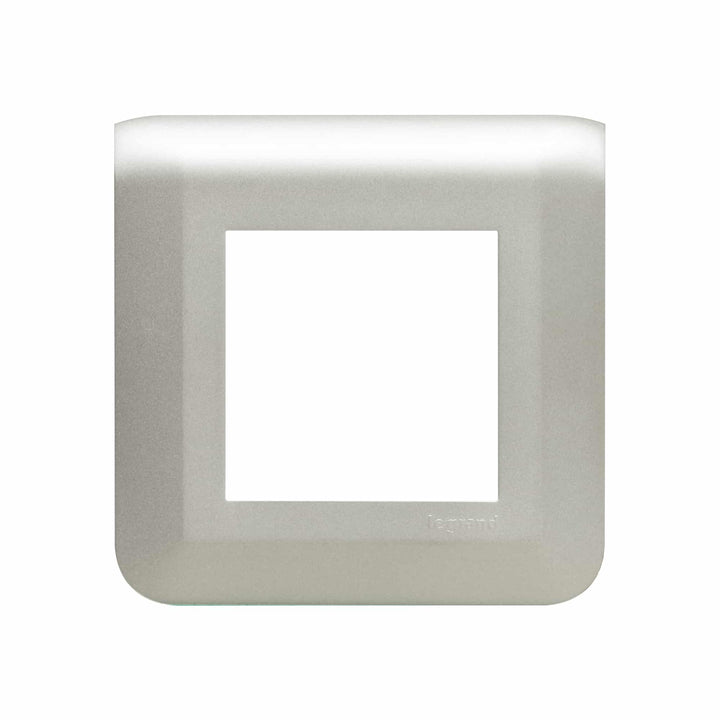 Legrand - Mosaic afdekpl. 2 mod alu - 079302L-E⚡shock